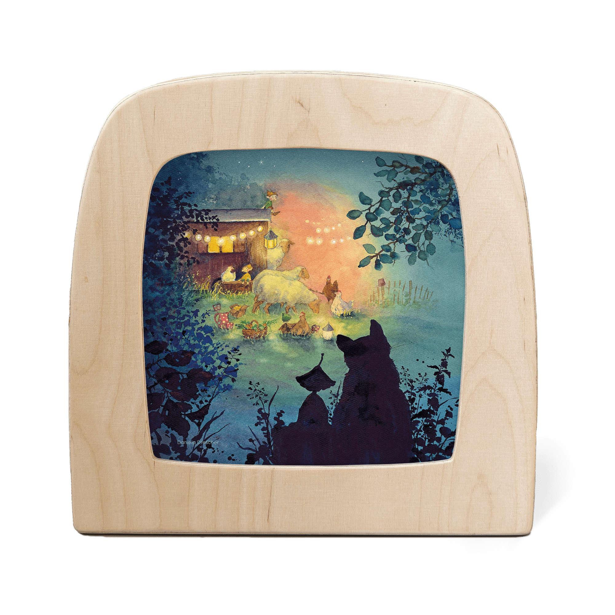 Seasonal Magic Lamp with Interchangeable Plates Montessori Waldorf