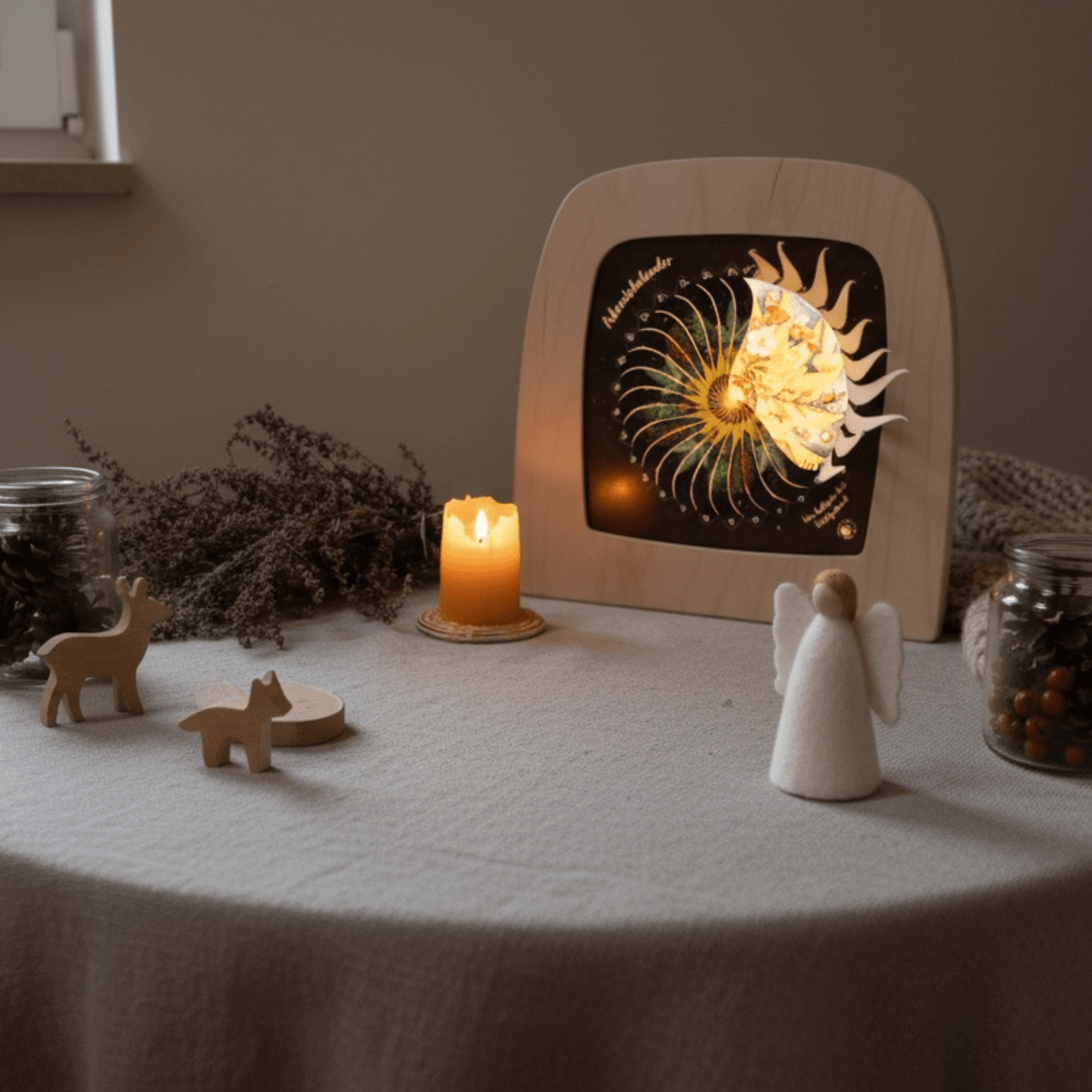 Advent Calendar Sonne Mond und Erde - Toverlux - Toverlux