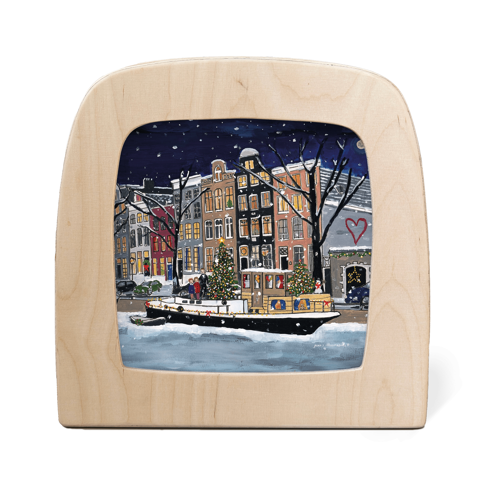 Gwen's Illustrations - Christmas in Amsterdam Silhouette - Toverlux - Toverlux