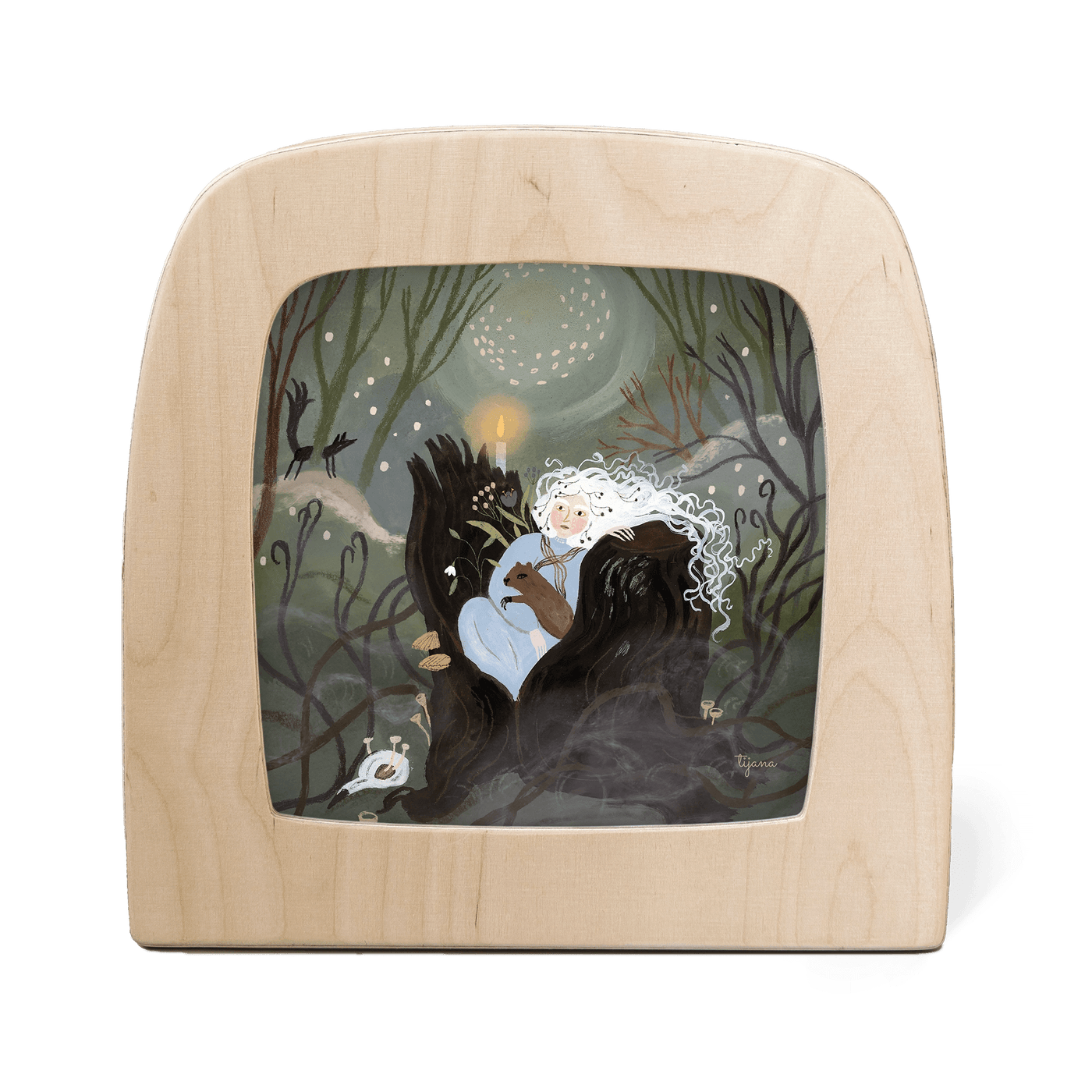 Tijana Draws - Forest Nimf Silhouette - Toverlux - Toverlux