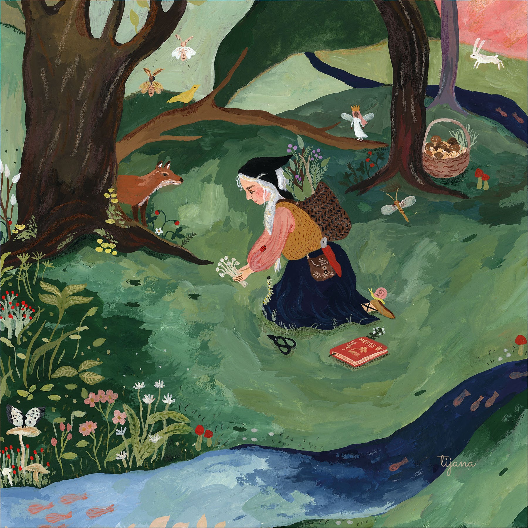 Tijana Draws - Foraging Silhouette – Toverlux
