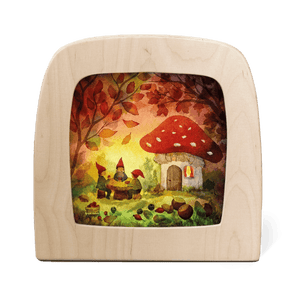 Vogel Geluk - Gnome Picnic Silhouette - Toverlux - Toverlux